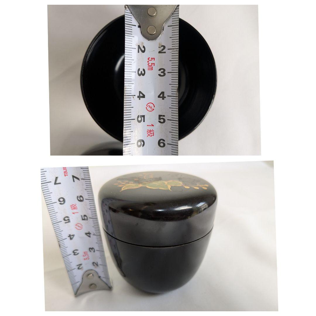 茶道具 棗 蒔絵 9点 まとめ売り 黒 赤 朱色