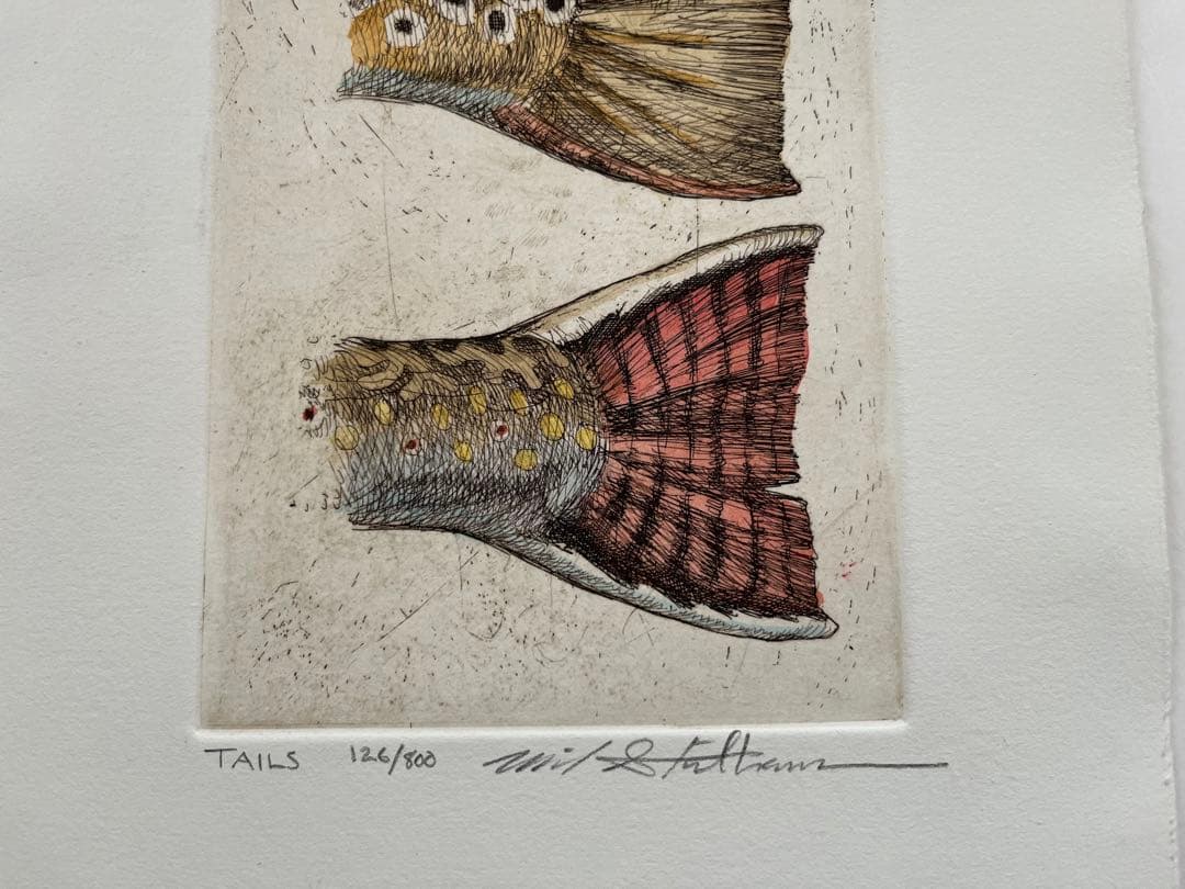 Mike Stidham 版画 HEADS & TAILS ２枚セット