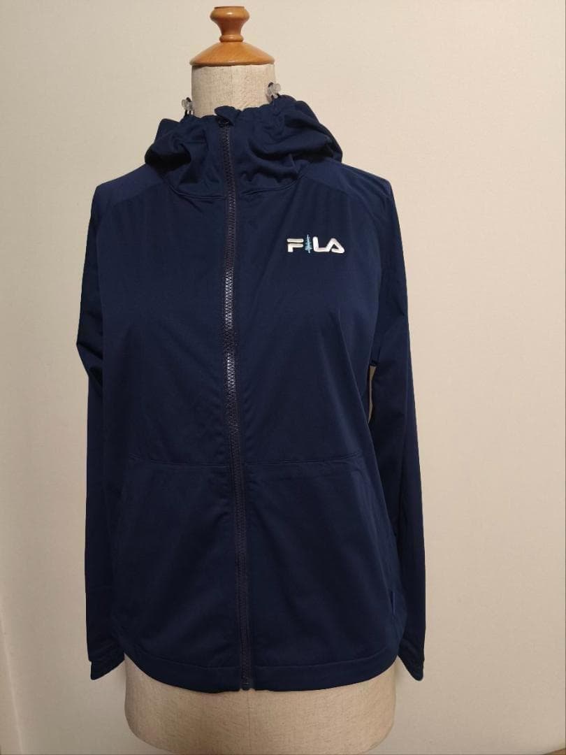 未使用 FILA GOLF LLサイズ レディース 中綿ベスト＋ブルゾン 紺LL