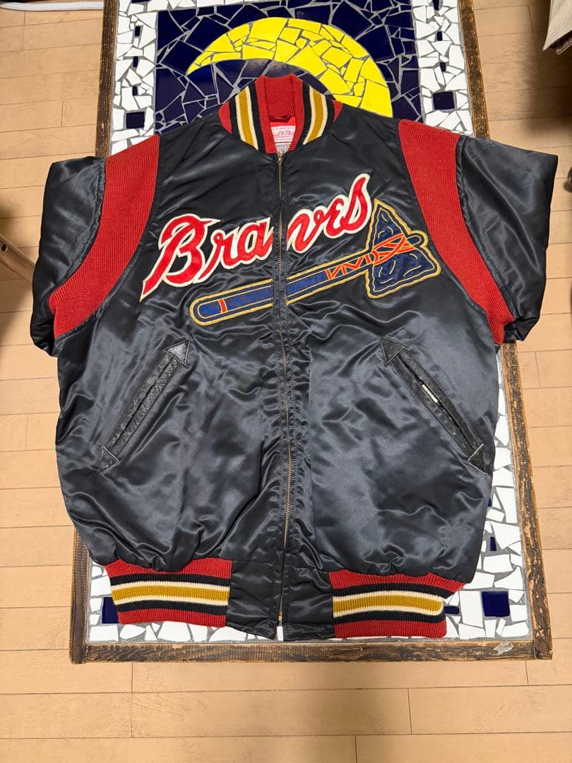 ウェア Mitchell & Ness Braves Jacket