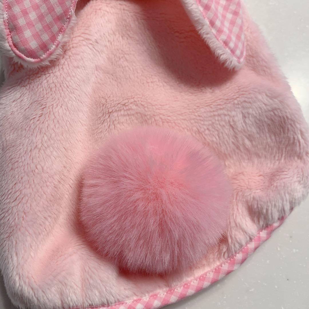 ブルブブ★最新うさこファーパーカーSSSピンク☆新品★ジャケットベスト