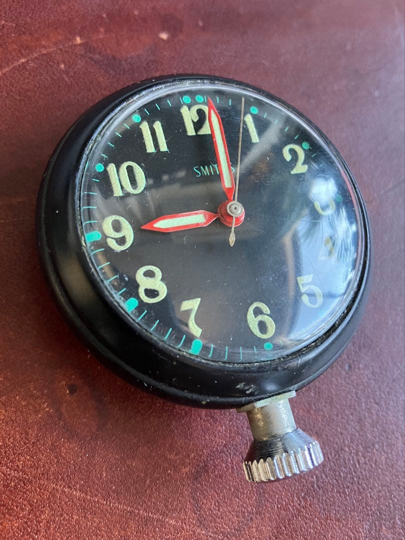 スミス 1970s モーターウォッチ アンティーク 不動 旧車ダッシュボードに！