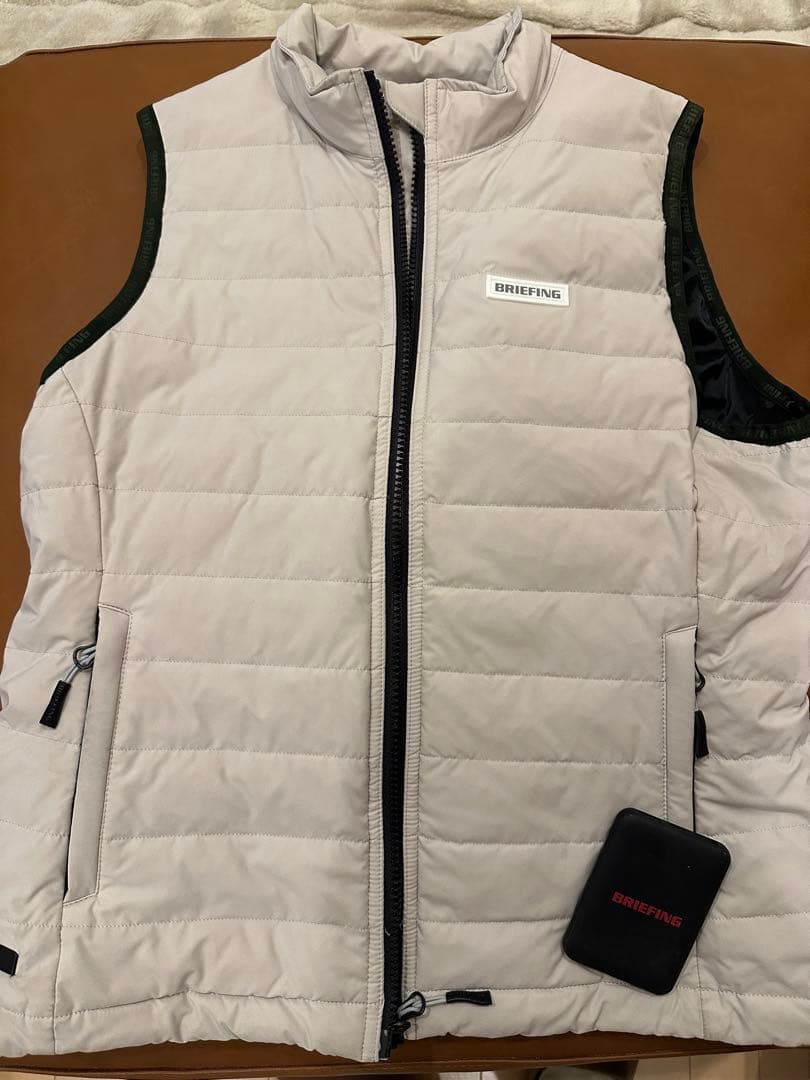 BRIEFING 中綿入りベスト バッテリー付き