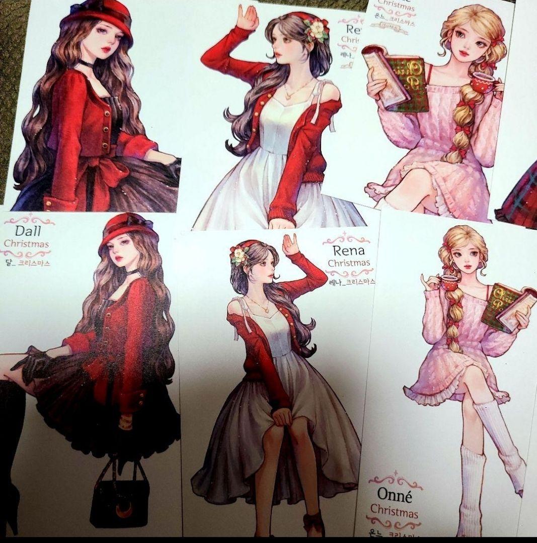 hwara様 ♡ Xmas girls 25´ 10枚 匿名発送