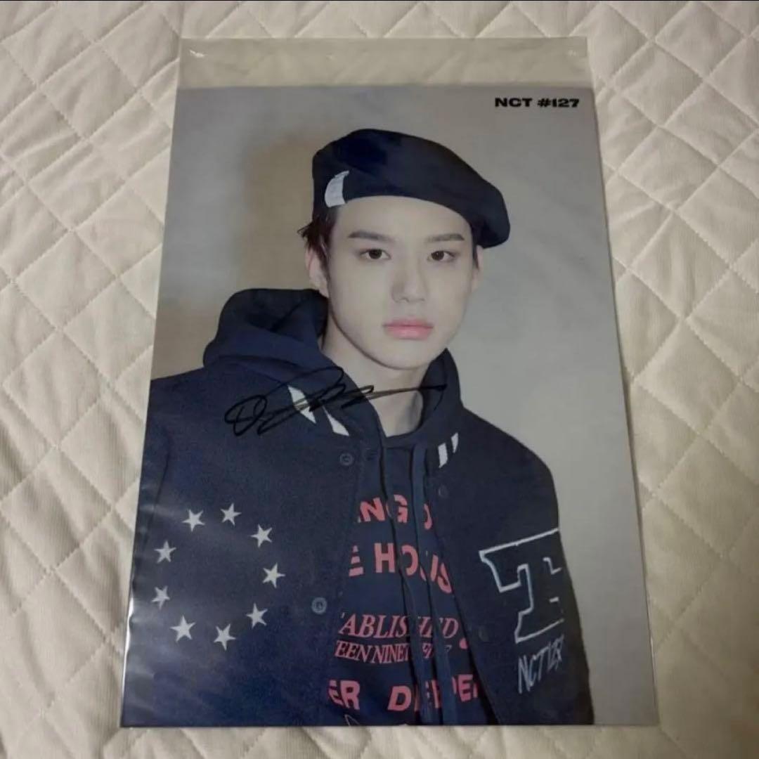 NCT 127 ジョンウ 直筆サイン チェキ ポスター セット