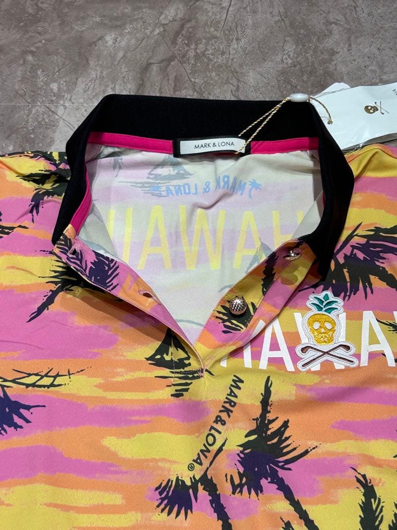 新品未使用品 マークアンドロナ ハワイ限定 ポロシャツ