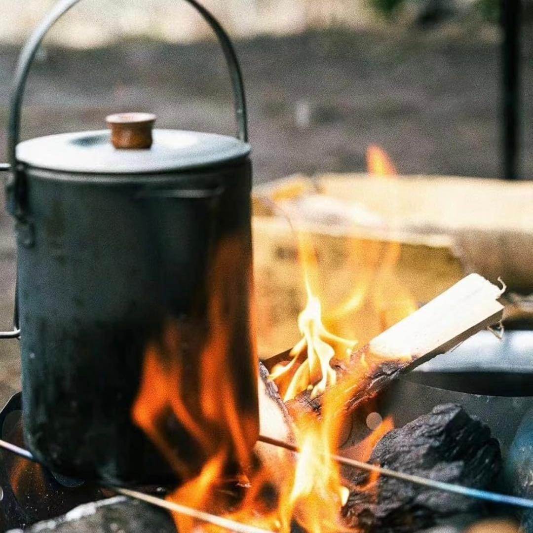 定価10000円　チタン製　ケトル　焚き火　コーヒーポット　チタン　クッカー