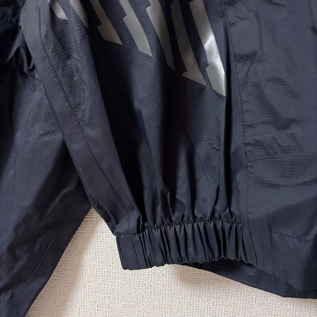 【VARIVAS 】バリバス　ドライアーマー　フード付きレインウェア　釣具　黒M