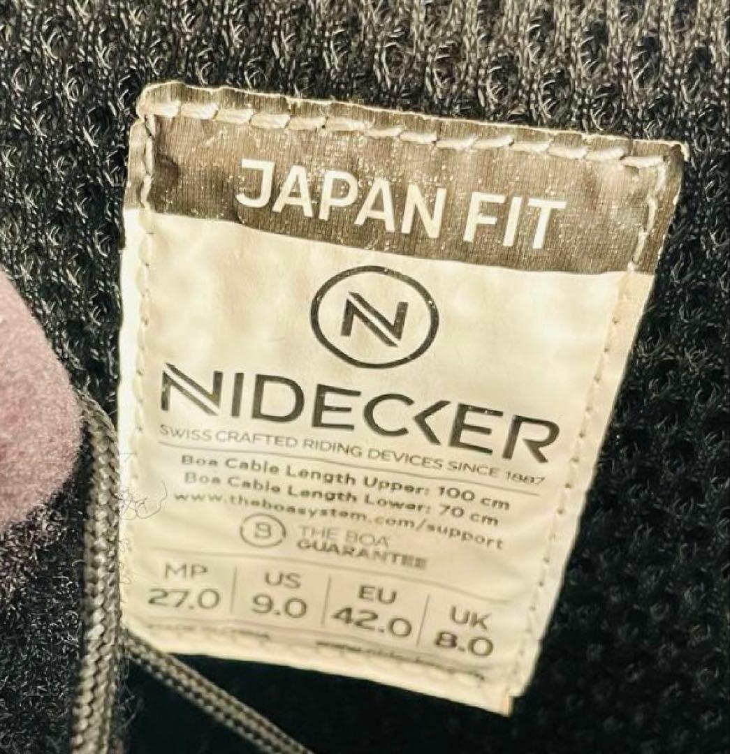 NIDECKER TRANSIT ジャパンフィット スノーボードブーツ 27.0
