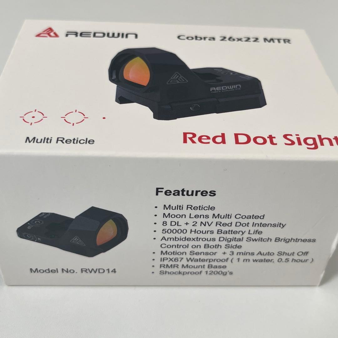 レッドドットサイトRedwin Cobra 26x22 MTR マルチレティクル