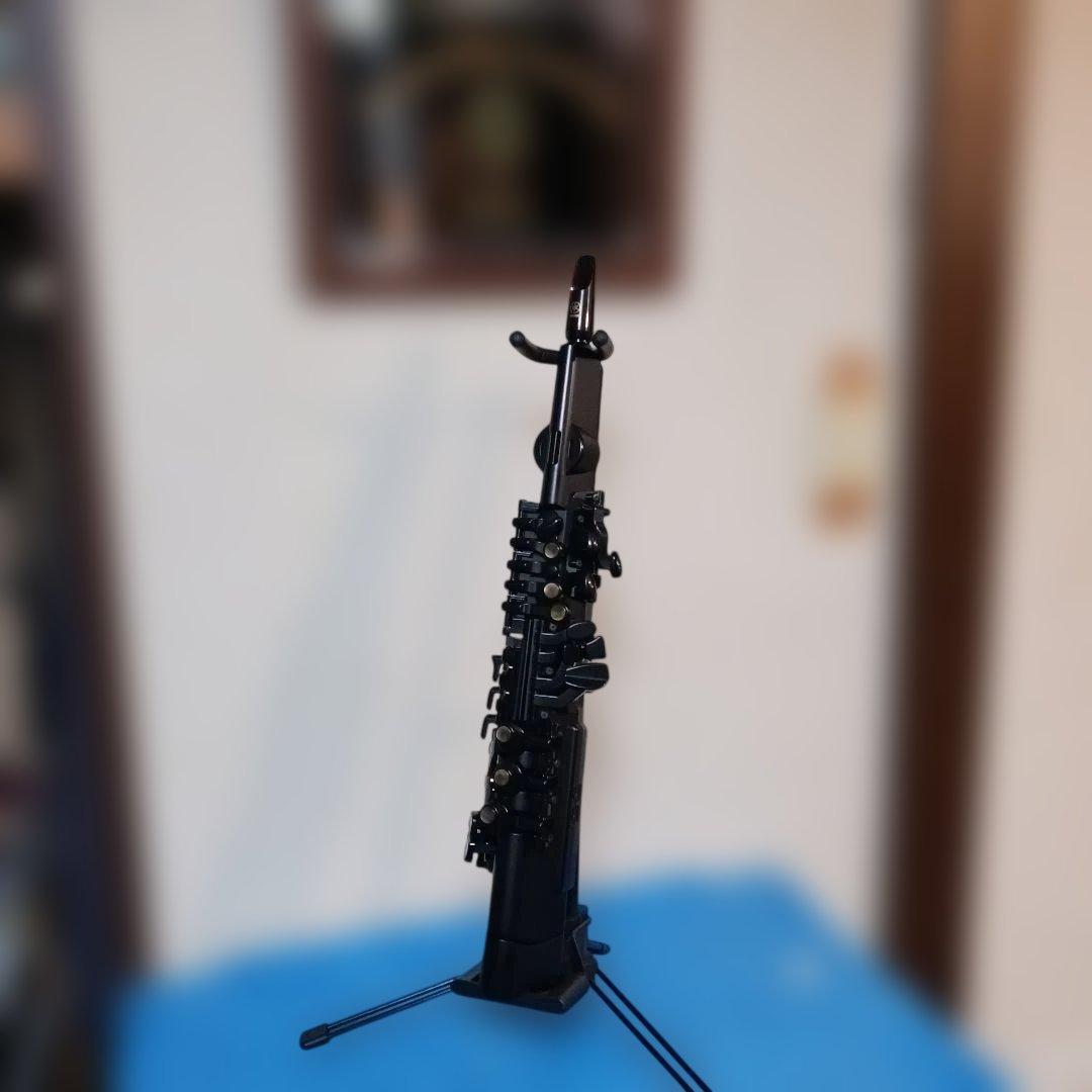 YAMAHA YDS-120電子サックスホン本体,スタンド,ヘッドホン他