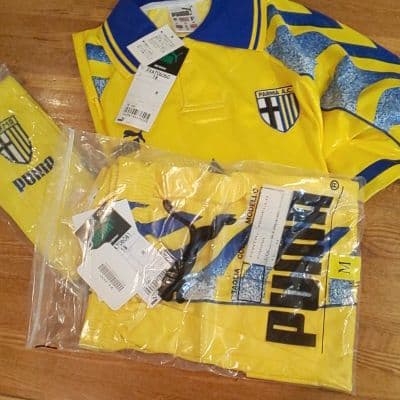 パルマ96-97`半袖ホームユニフォーム3点セット