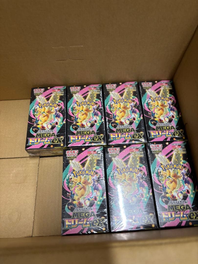 ポケモンカードゲーム MEGAドリームEX 7BOX シュリンク付き