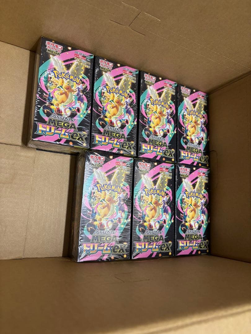 ポケモンカードゲーム MEGAドリームEX 7BOX シュリンク付き