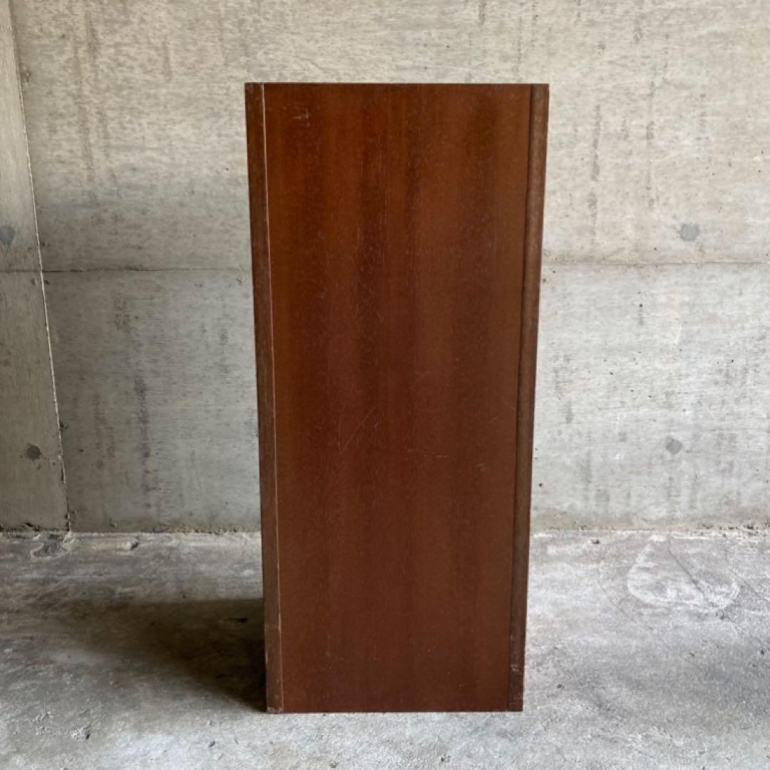 サイドテーブル キャビネット チェスト ラック 電話台 棚 木製 昭和 レトロ