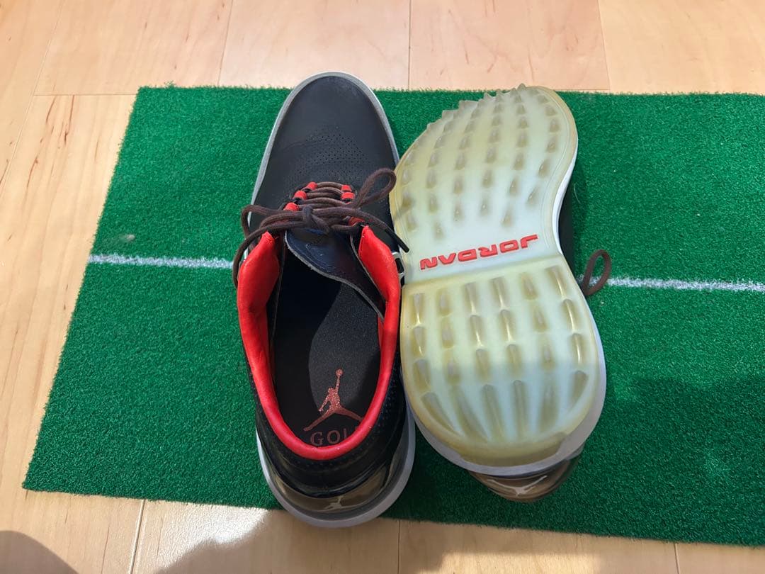 ナイキゴルフシューズ　ジョーダン ADG 4 Jordan ブラック/レッド