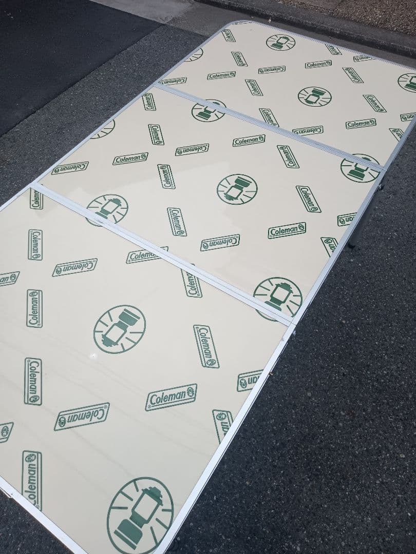 【Coleman】三折テーブル 美品