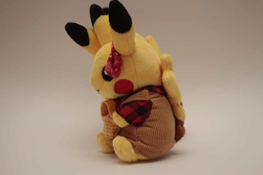 限定品 マンスリーペアピカチュウ ぬいぐるみ モモンのみ