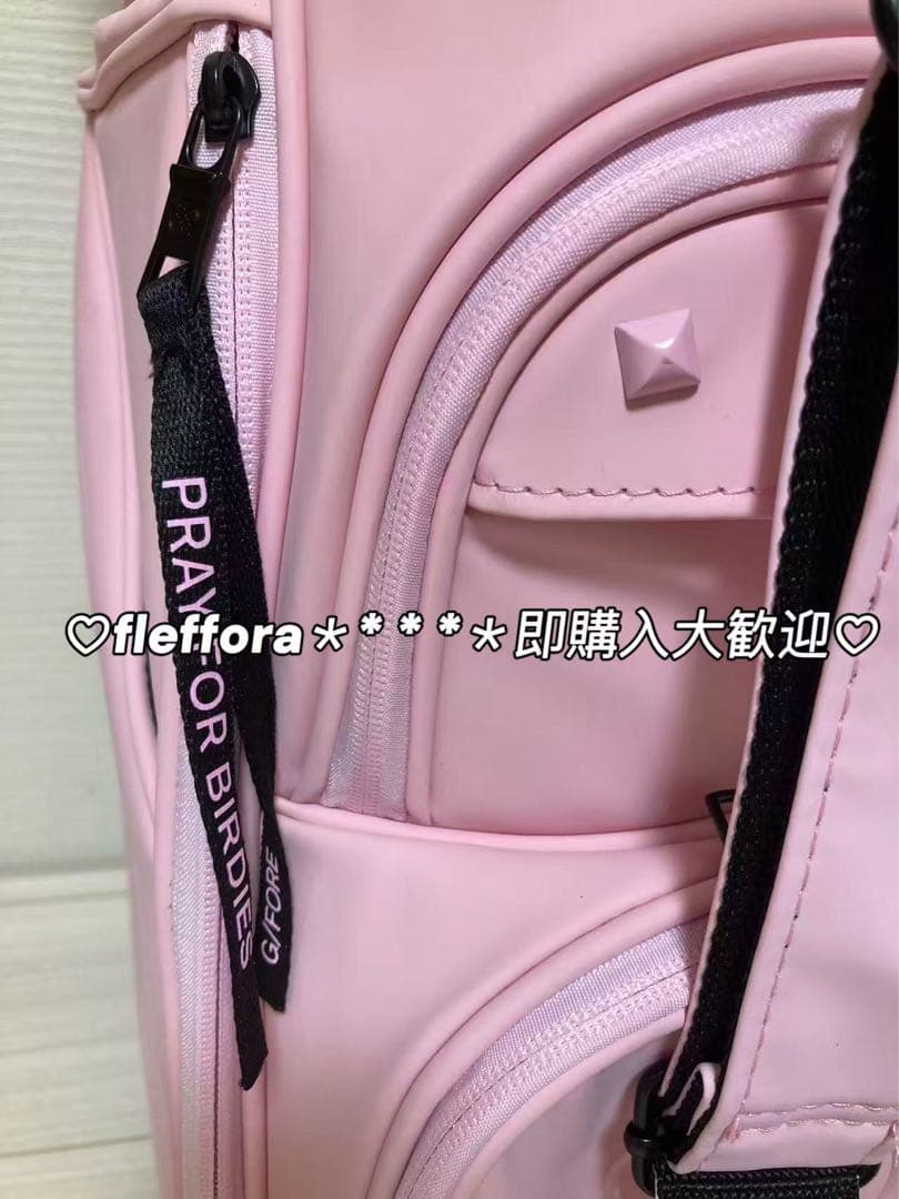 G/FORE ジーフォア ゴルフバッグ·キャディバッグ スタンド式 ピンク