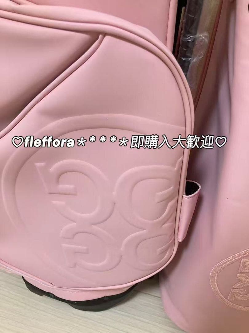 G/FORE ジーフォア ゴルフバッグ·キャディバッグ スタンド式 ピンク