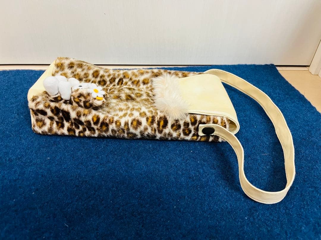 ハローキティ　ヒョウ柄　マスコット　ぬいぐるみ　ティッシュケース　レトロ