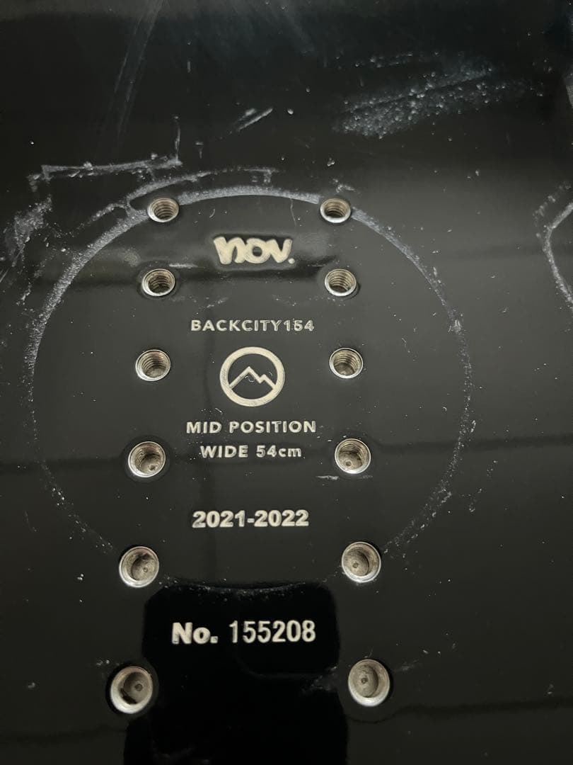 スノーボード NOVEMBER BACKCITY 154cm 2021-2022