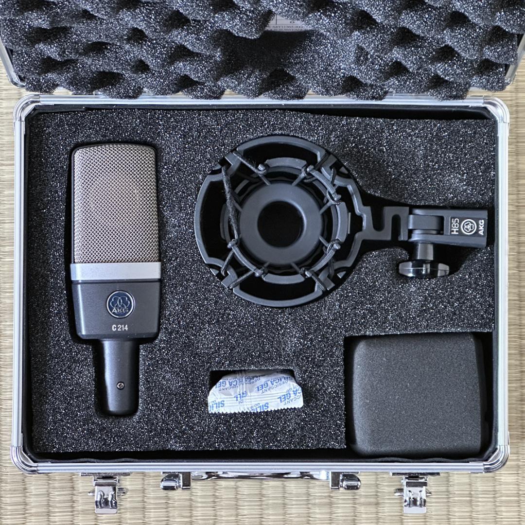 【本体美品】AKG C214 コンデンサーマイク 完動品（国内正規品）