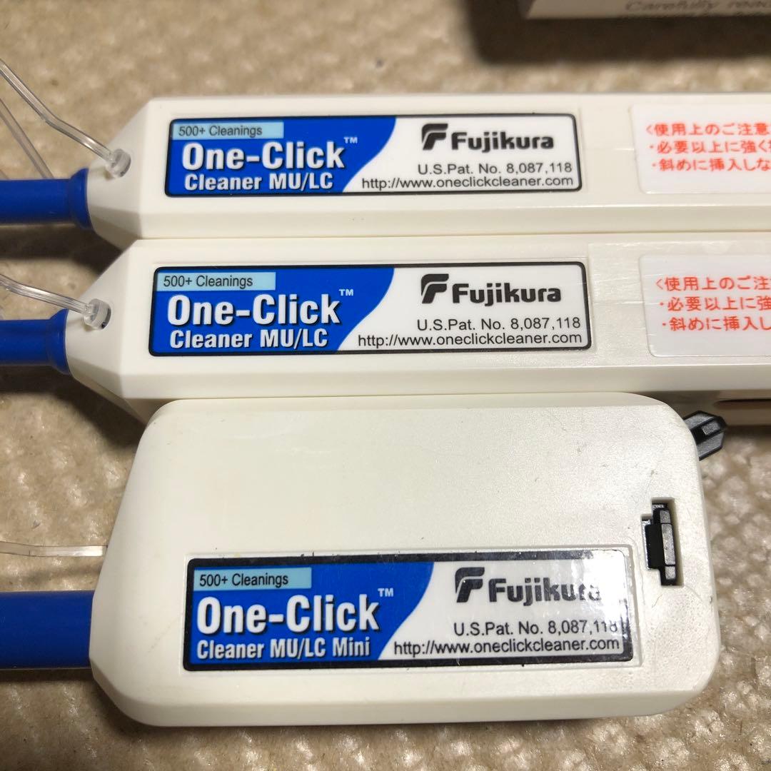 光コネクタクリーナー One-Click Cleaner MU/LC フジクラ④