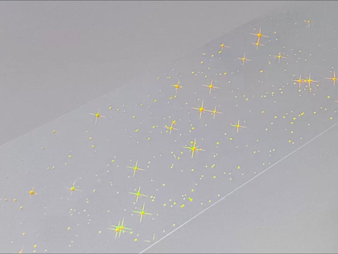 镭射金 漫天繁星 6cm×5m 海外マスキングテープ