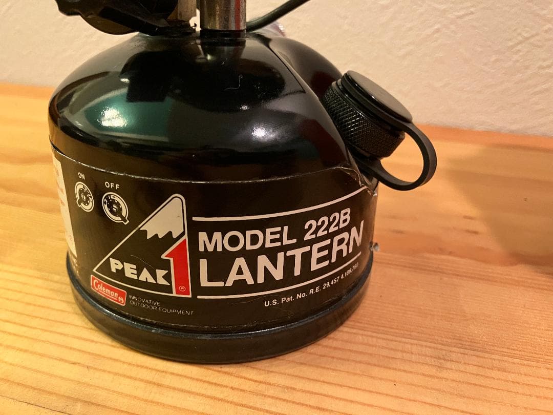 Coleman PEAK1フェザーランタン 222B キャリーケース付き