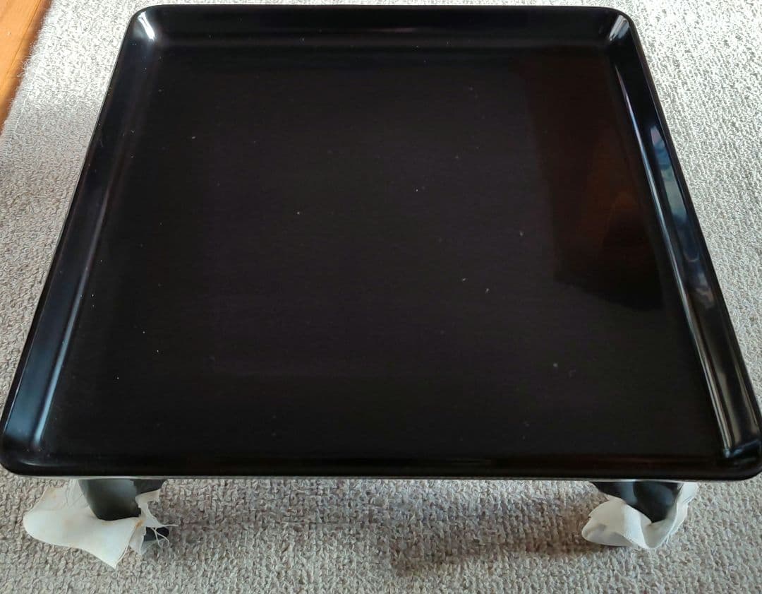 輪島塗　脚付き膳　五客