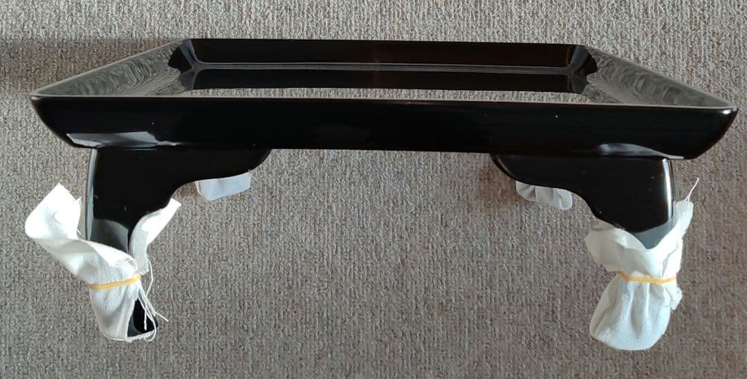 輪島塗　脚付き膳　五客