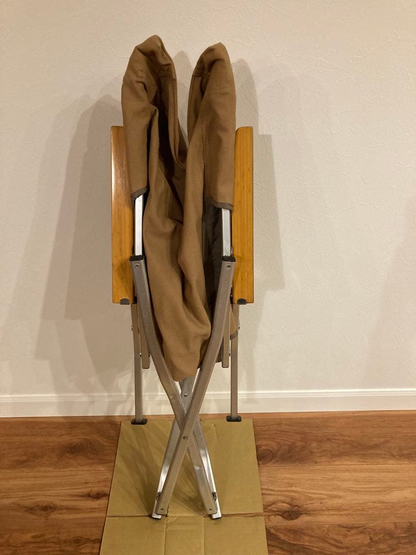 K*B様  peak 折りたたみローチェア ベージュ（LV-090）