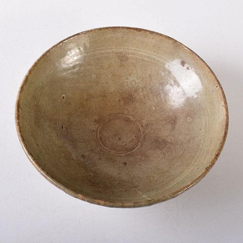 朝鮮美術　李朝　高齢青磁　鉢　7691