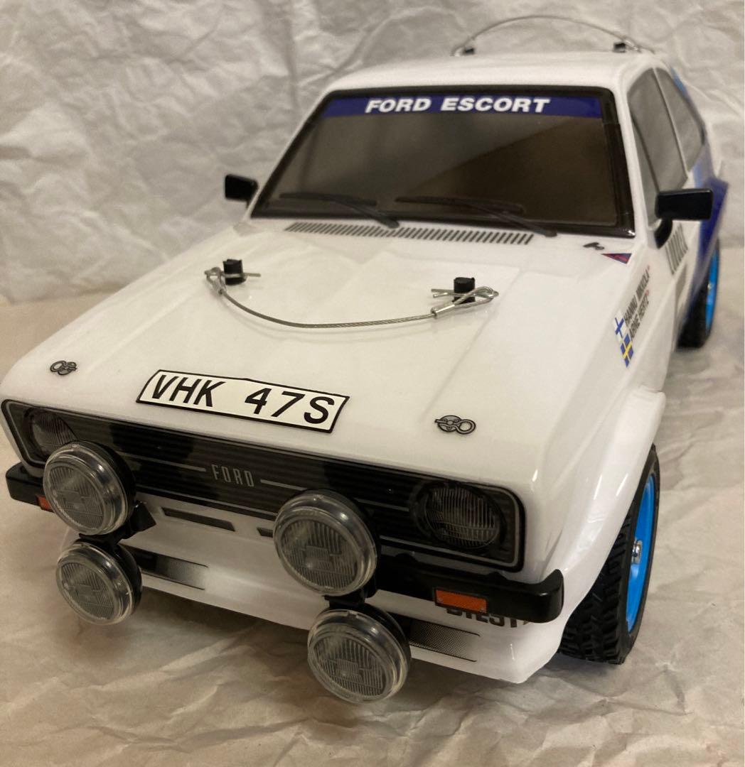 【完成品】メカなしサーボ付タミヤMF-01Xフォードエスコートラリー