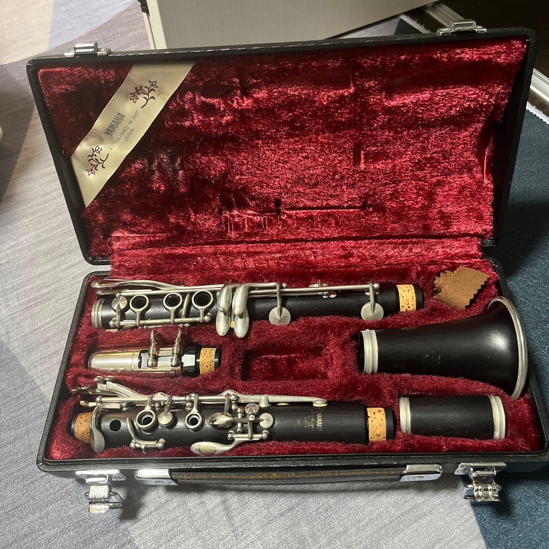 ヤマハ クラリネット 木製 黒色 ケース付き　クリスマスSALE