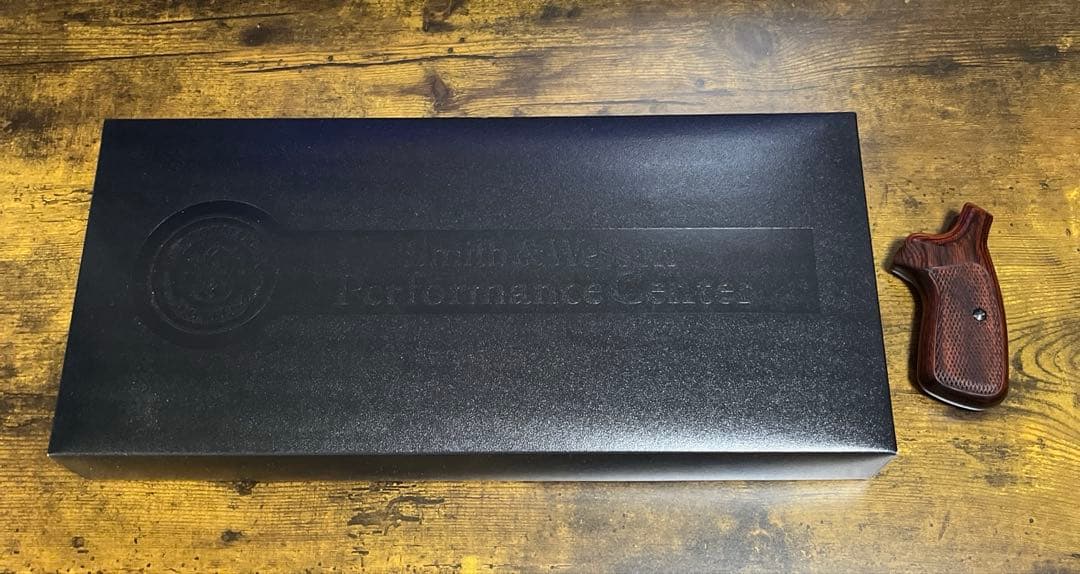 S&W M327 R8 HW モデルガン　タナカ パンドラアームズ　木製グリップ