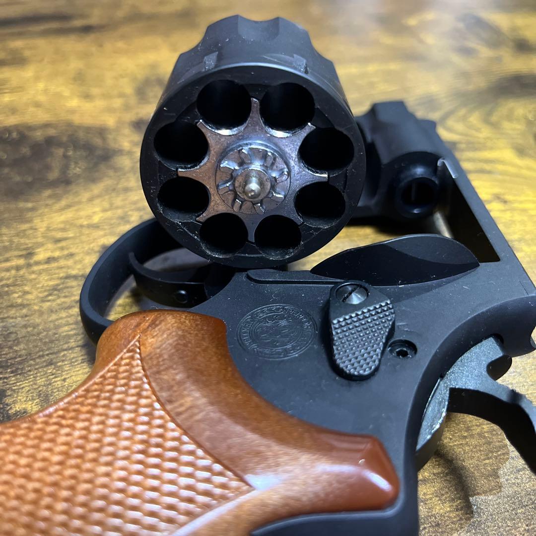 S&W M327 R8 HW モデルガン　タナカ パンドラアームズ　木製グリップ