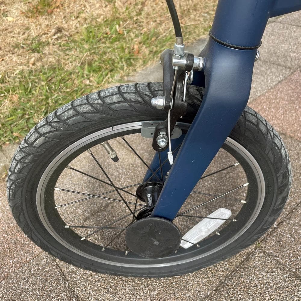 【無印良品】MUJI 16インチ 折りたたみ自転車【ネイビー】