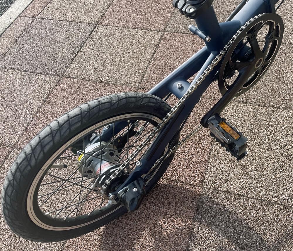 【無印良品】MUJI 16インチ 折りたたみ自転車【ネイビー】