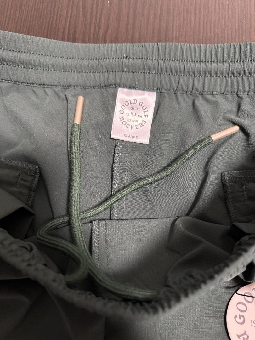 【限定】ゴールドゴルフロッカーズ 上下セットアップ＆ソックス カーキ XL