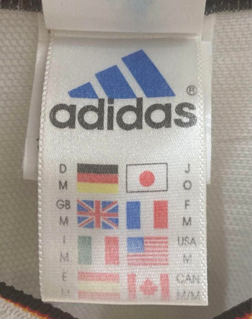 極希少 当時物 ユニフォーム adidas／ドイツ ゲームシャツ ダイスラー