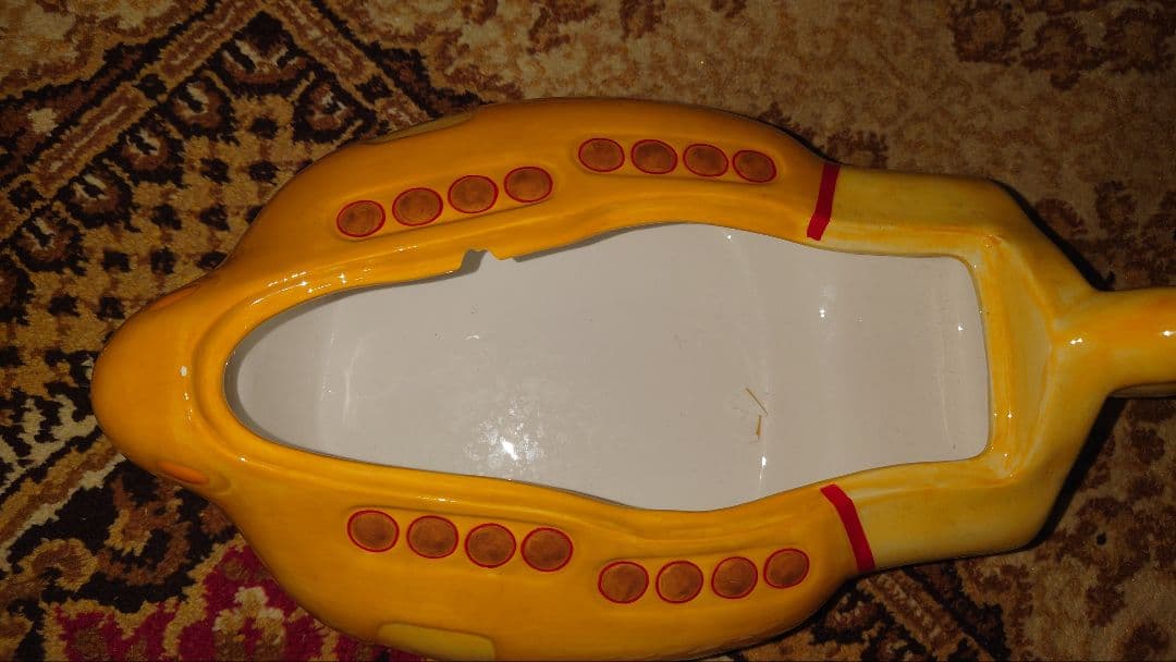 ビートルズフィギュアセット【証明書付】×イエローサブマリン陶器