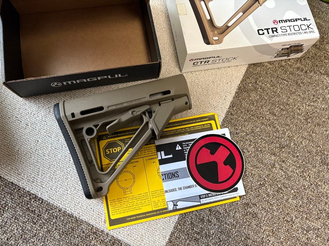 magpul ctr ストック　moe slグリップ　実物