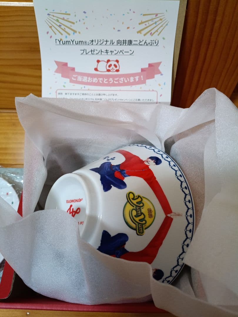 味の素 YumYum 向井康二 どんぶり ＆ 不二家  Man プレート