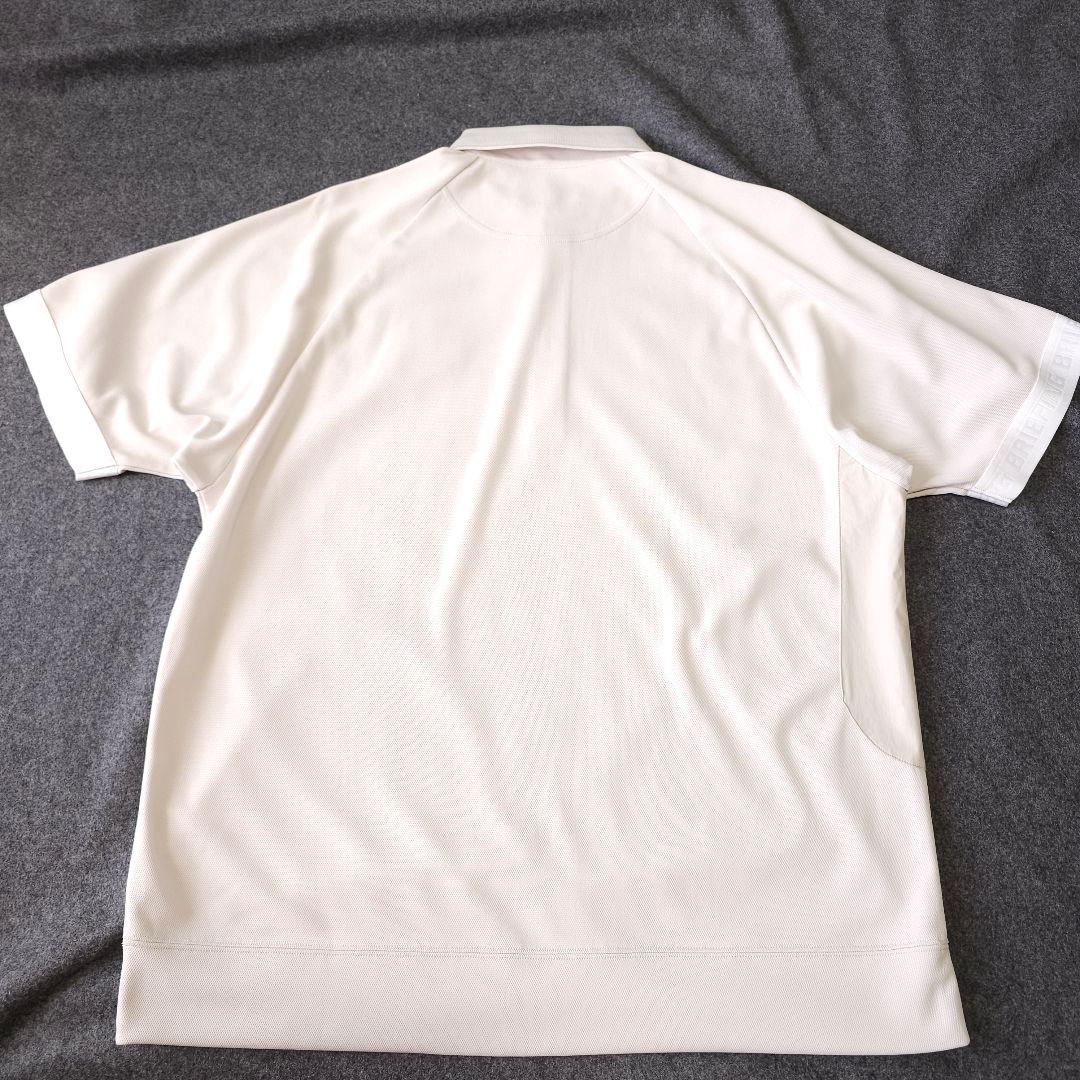 【ブリーフィング】2025年人気ロゴマークワッペン 半袖ゴルフポロシャツM