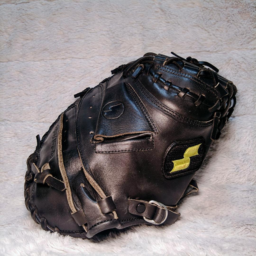 と*も様 SSK エスエスケー、キャッチャーミット、黒、グローブ、PRO、日本製