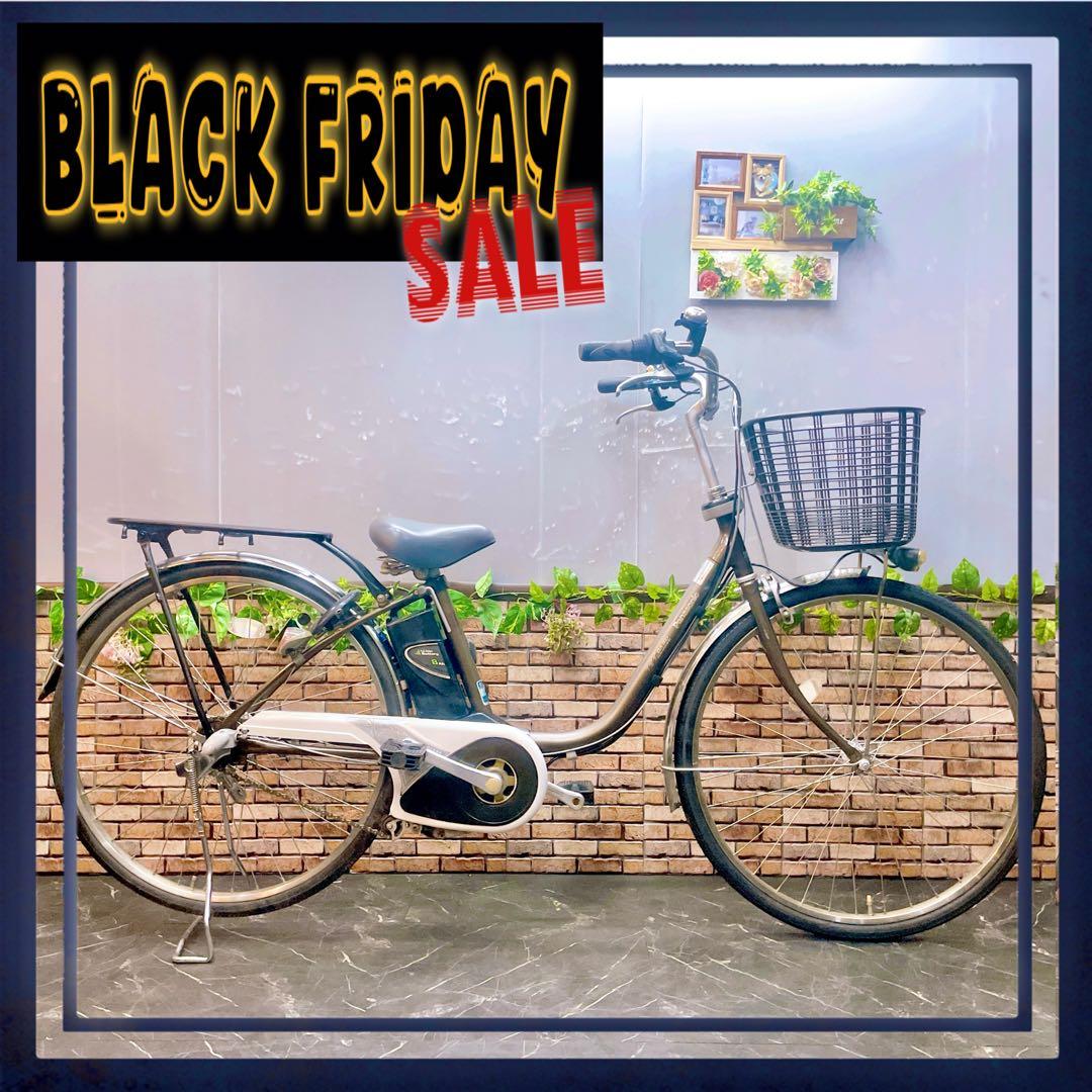 SALE【82】電動自転車 Panasonic DX SD ブラウン