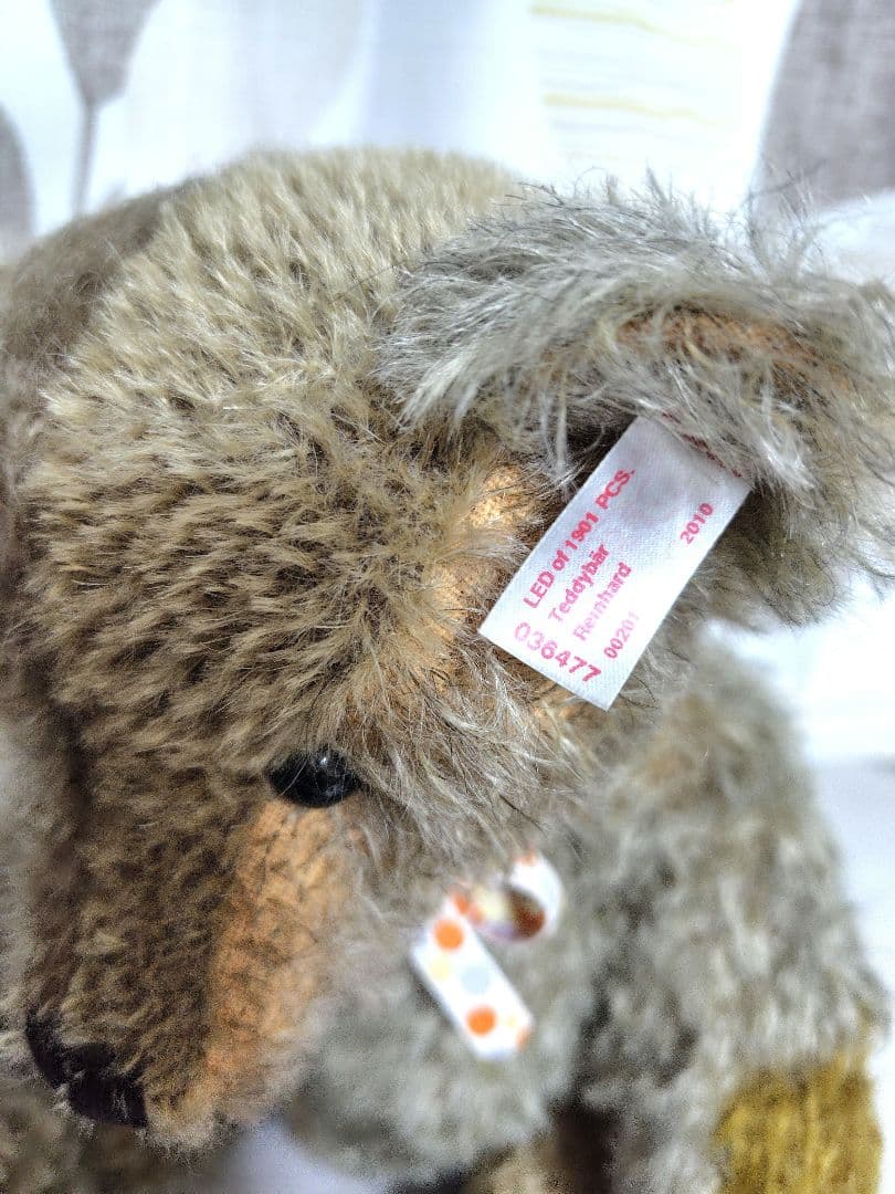 限定　Steiff シュタイフ　パッチワーク　テディベア　レア