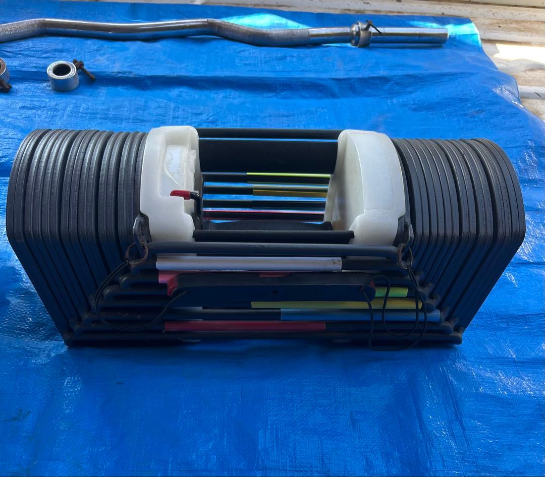 可変式ダンベル　片手最大約40kg×2(引き取り限定)